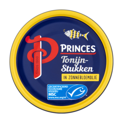 Princes Tonijnstukken in Zonnebloemolie MSC